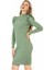 WP224 Yeşil Triko Elbise 2