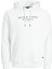 Jack & Jones Jprbluarchıe Sweat Hood Noos Beyaz Erkek Sweatshirt 12216335-White 1