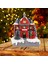 Minyatür Noel Dollhouse Animasyonlu Köy Seti Ev Dekorasyonu Yeşil Elbise ile Festivali Için (Yurt Dışından) 5