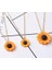 Zincir Yeni Ayçiçeği Küçük Daisy Çiçekler Charm Kolye 2mm (Yurt Dışından) 4