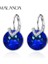 Swarovski'den Kristaller Yuvarlak Bella V Kadın Saplama Küpe (Yurt Dışından) 1