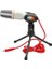 Kondenser Mikrofon 3.5mm Fiş Ev Stereo Mic Masaüstü Tripod Için Pc Video Skype Sohbet Oyun Podcast Kayıt Mikrofonlar (Yurt Dışından) 2