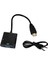 VGA To HDMI Ses Çıkışlı VGA To HDMI VGA Dan HDMI VGA HDMI Çevirici 1
