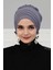 Ayşe Tasarım Çapraz Penye Bone,krem,b-14 1