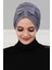 Ayşe Tasarım Önden Fiyonklu Bone,krem,b-7 1