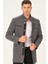 PLT8369 Dewberry Palto-Siyah-Gri 4