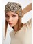 Leopar Kadın 4 Mevsim Pamuklu, Esnek, Ultra Yumuşak Hafif, Terletmez, Ip Detaylı Penye Şapka 3