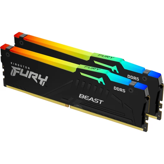Kingston FURY Beast   16GB (2x8GB) 6000MT/s DDR5 RGB  Ram  KF560C40BBAK2-16