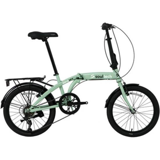 Soultech BIKE14Y Couple Katlanır Bisiklet Mint Yeşil 20'