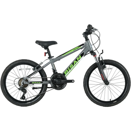 Bisan 20J Bisan Kdx 2600 Çocuk Bisikleti - Gri Siyah Yeşil