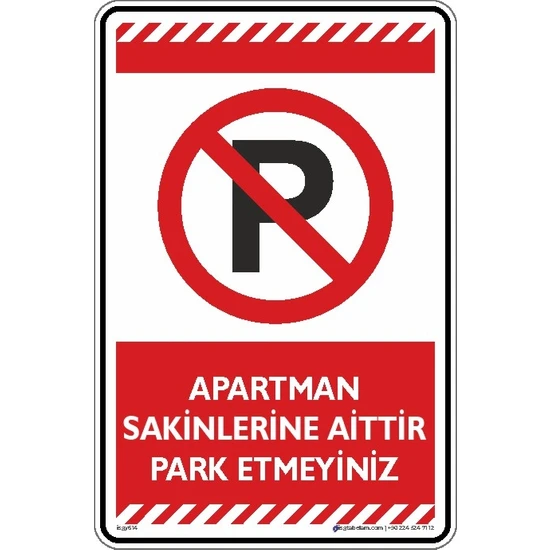 Apartman Sakinlerine Aittir Park Etmeyiniz