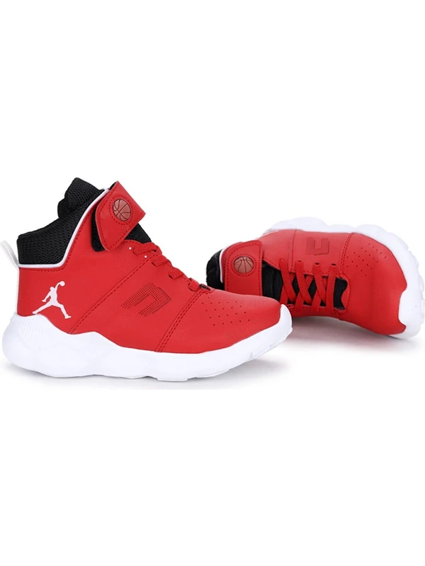 Darklow Cll-Rio1 Günlük Spor Çocuk Basketbol Ayakkabısı Kırmızı