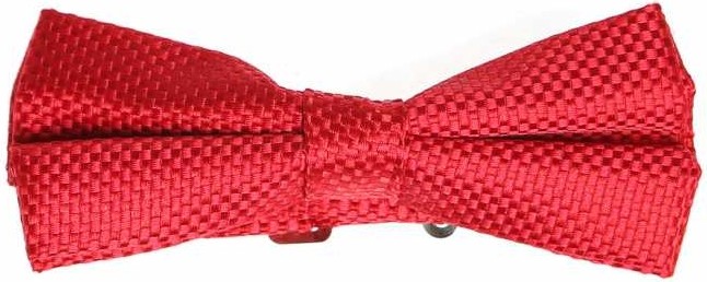 Gaffy Kırmızı Dokuma Desenli Papyon - /DP-605