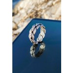 Trend Collection Gümüş Kaplama Ayarlanabilir Sezar Yüzük