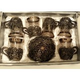 Aslı Yüce Home Dekoratif Çay Bardağı Takımı 18 Parça