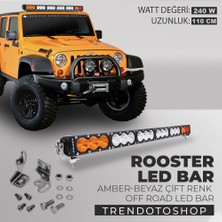 C9 240W 110 cm Amber-Beyaz 3 Modlu Baja Style Rooster Off Road LED Bar