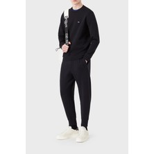 Emporio Armani Logolu Elastik Bel Bantlı Regular Fit Jogger Pantolon Erkek Pantolon 8N1P92 1jhsz 0920