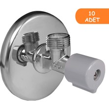 E.C.A 10 Adet Eca Filitreli Ara Musluk Rozetli 102111526