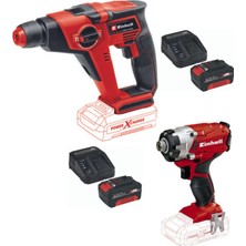 Einhell Te-Ci 18/1 Akülü Torklu Vidalama Te-Hd 18/12 Akülü Matkap 2X4.0AH Starter Kit Akülü Set