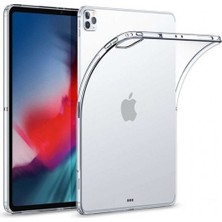 CRESCENT Apple iPad Pro 12.9 Inç 4. Nesil (2020) Prime Süper Silicon Tablet Kılıfı (A2069-A2229-A2232-A2233) Siyah