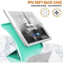 CRESCENT Apple iPad Pro 10.5 Inç (2017) Prime Smart Silikon Case Tablet Kılıfı (A1701-A1709-A1852) Siyah