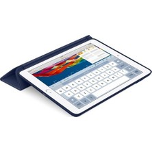 CRESCENT Apple iPad Pro 10.5 Inç (2017) Prime Smart Orj. Deri Case Tablet Kılıfı (A1701-A1709-A1852) Siyah