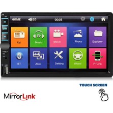 Kamosonic Double Teyp 7 4X45W Mirrorlink Bt/usb/sd/fm/aux Kameralı Kamosonıc KS-G755