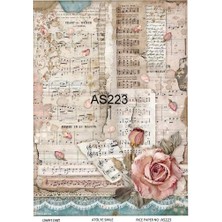 Lineart Pirinç Dekopaj Kağıdı LA-AS223