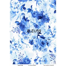 Lineart Pirinç Dekopaj Kağıdı LA-BLUE59