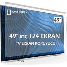 Best Ekran 49" Inç 124 Ekran Tv Ekran Koruyucu