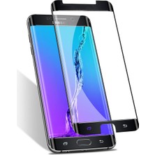 Bayraktaron Samsung Galaxy S6 Edge Ekran Koruyucu 5d Kavisli Kırılmaz Cam Full / Tam Kapatan Hd Siyah (OT91GMO)
