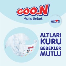 Goon Bebek Bezi Mutlu Bebek 3 Numara 7-12 kg Aylık Fırsat Paketi 100'lü