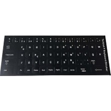 Aogo F Klavye Stiker Türkçe Klavye Yapışkan Harf Dizilimi Turkish F Keyboard Sticker F Klavye Sticker