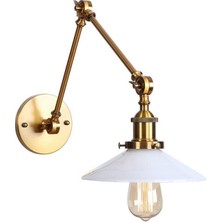 Riolight  Retro Eskitme Üç Mafsallı Metal Hareketli Başlık Aplik