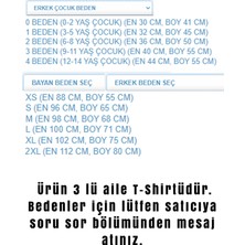 Modacix Anne Baba Erkek Çocuk Aile Tişört Kombini