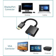 Brs Dp Display Port To VGA Çevirici Dısplay VGA Adaptör Display VGA