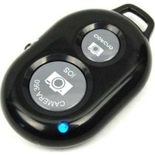 PSGT Uzaktan Bluetooth Kumanda Pilli Tüm Telefonlara Uyumlu Video Selfie ve Fotoğraf Çekme Siyah