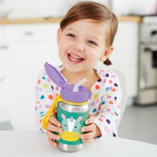 Skip Hop Pipetli Paslanmaz Çelik Suluk 350ML Unicorn
