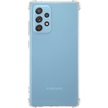 Case World Samsung Galaxy A52S ile Uyumlu Kapak Köşe Korumalı Airbag Antishock Silikon ile Uyumlu Kılıf