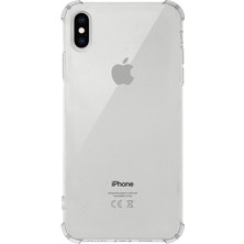 Case World Apple iPhone Xs ile Uyumlu Kapak Köşe Korumalı Airbag Antishock Silikon ile Uyumlu Kılıf