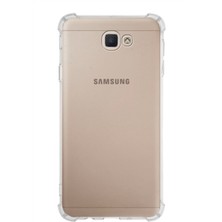 Case World Samsung Galaxy J7 Prime 2 ile Uyumlu Kapak Köşe Korumalı Airbag Antishock Silikon ile Uyumlu Kılıf