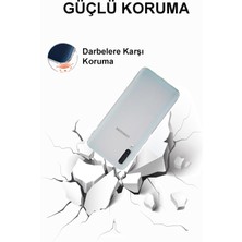 Case World Samsung Galaxy A30S ile Uyumlu Kapak Kamera Korumalı Tıpalı Şeffaf Silikon ile Uyumlu Kılıf