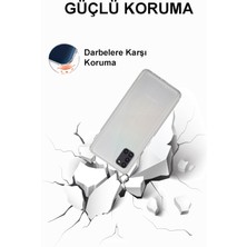 Case World Samsung Galaxy A31 ile Uyumlu Kapak Kamera Korumalı Tıpalı Şeffaf Silikon ile Uyumlu Kılıf