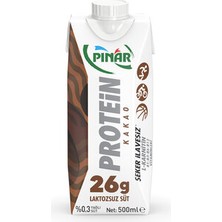 Pınar Protein Kakaolu Süt 500 ml x 6 Adet
