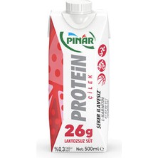 Pınar Protein Çilekli Süt 500 ml x 6 Adet