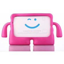 Case 4U Apple iPad Air 10.9 2022 (5.Nesil) Tam Koruyan Çocuklar İçin iBuy Standlı Tablet Kılıf Koyu Pembe