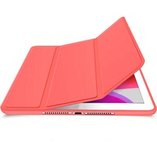 Case 4U Apple iPad Air 10.9 2022 (5.Nesil) Katlanabilen Standlı Tablet Kılıf Rose Gold