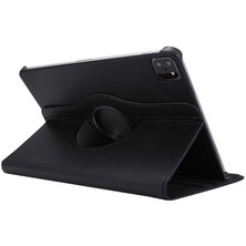 Case 4U Apple iPad Air 10.9 2022 (5.Nesil) Uyku Modlu 360 Derece Dönebilen Standlı Tablet Kılıfı Kırmızı