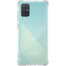 Kzy Samsung Galaxy A71 Kapak Köşe Korumalı Airbag Antishock Silikon Kılıf