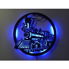 Alda Tren LED Işıklı Duvar Tablosu